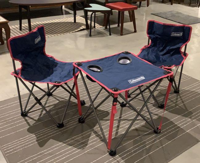 Coleman compact best sale chair table set