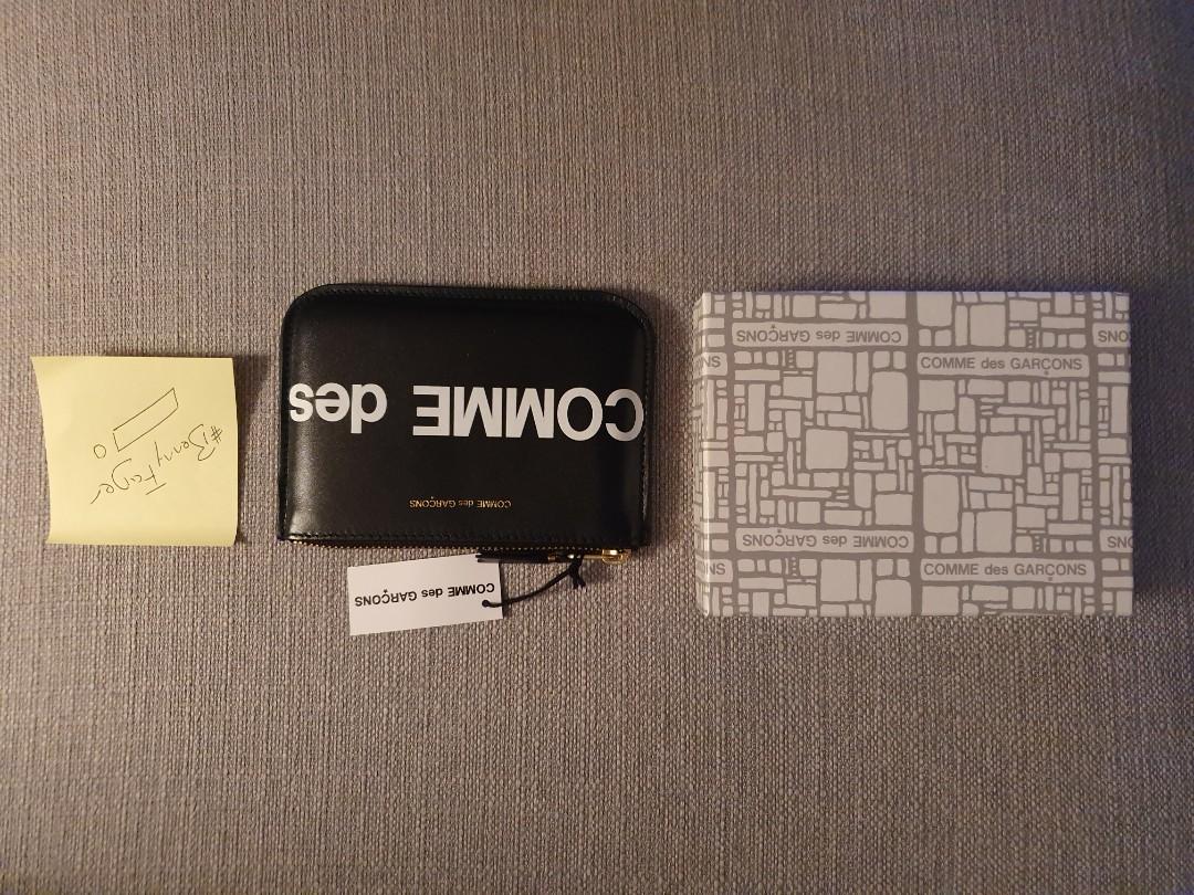 comme des garcons huge logo wallet