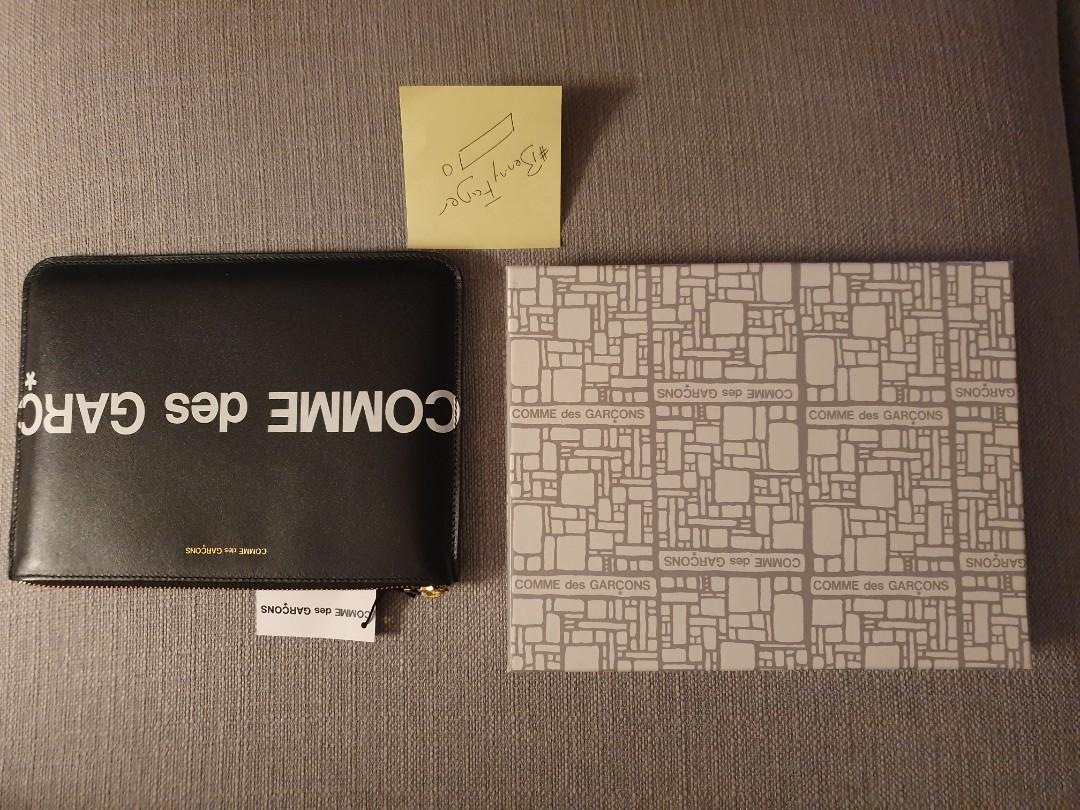 cdg huge logo wallet