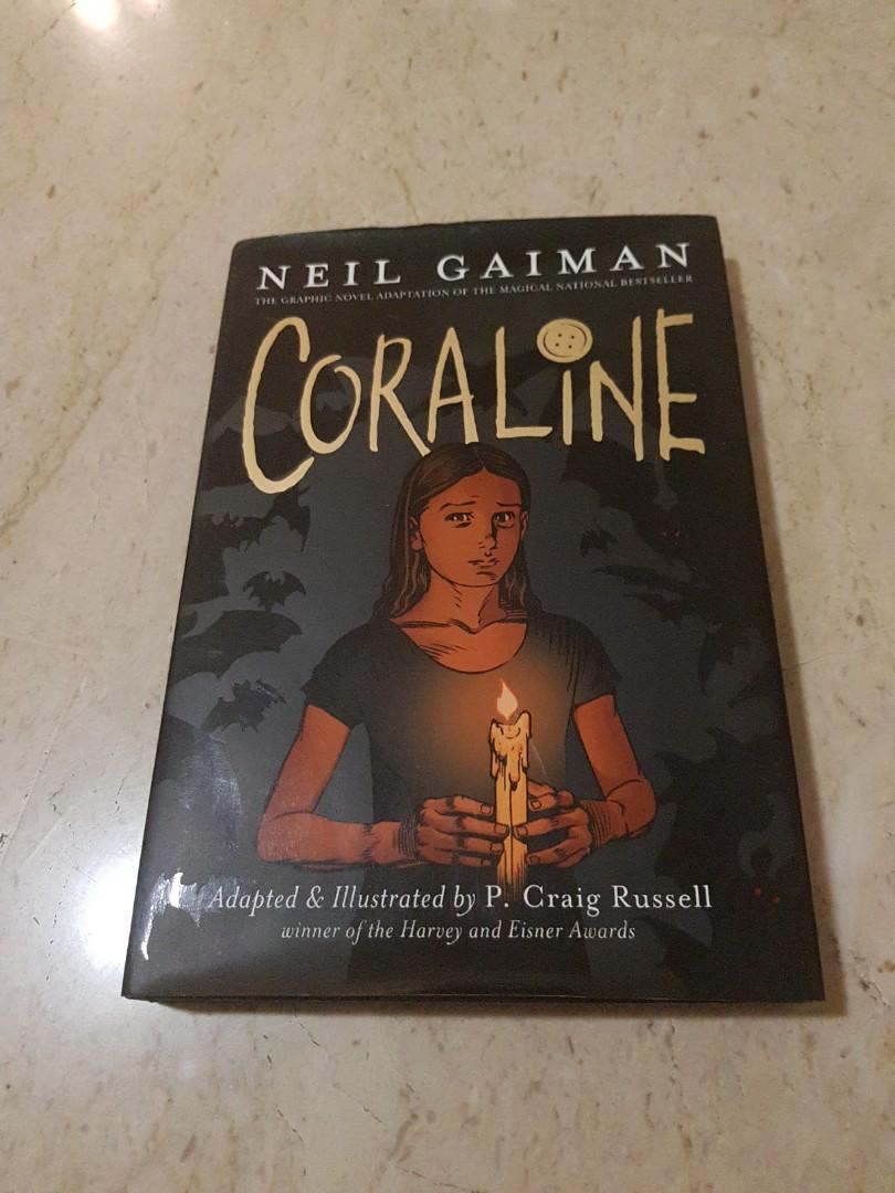 Coraline By Neil Gaiman Graphic Novel Books Stationery