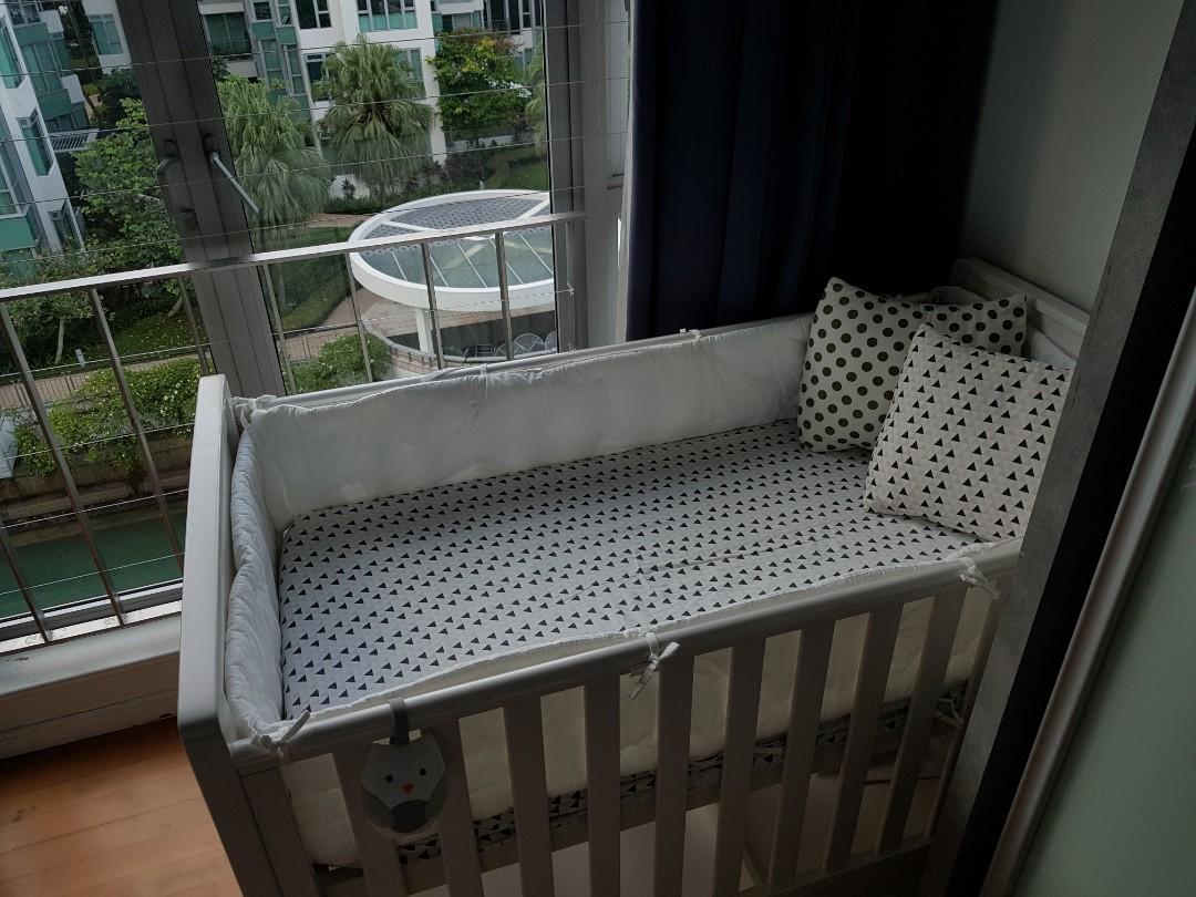 Living textiles cot bumper 2025