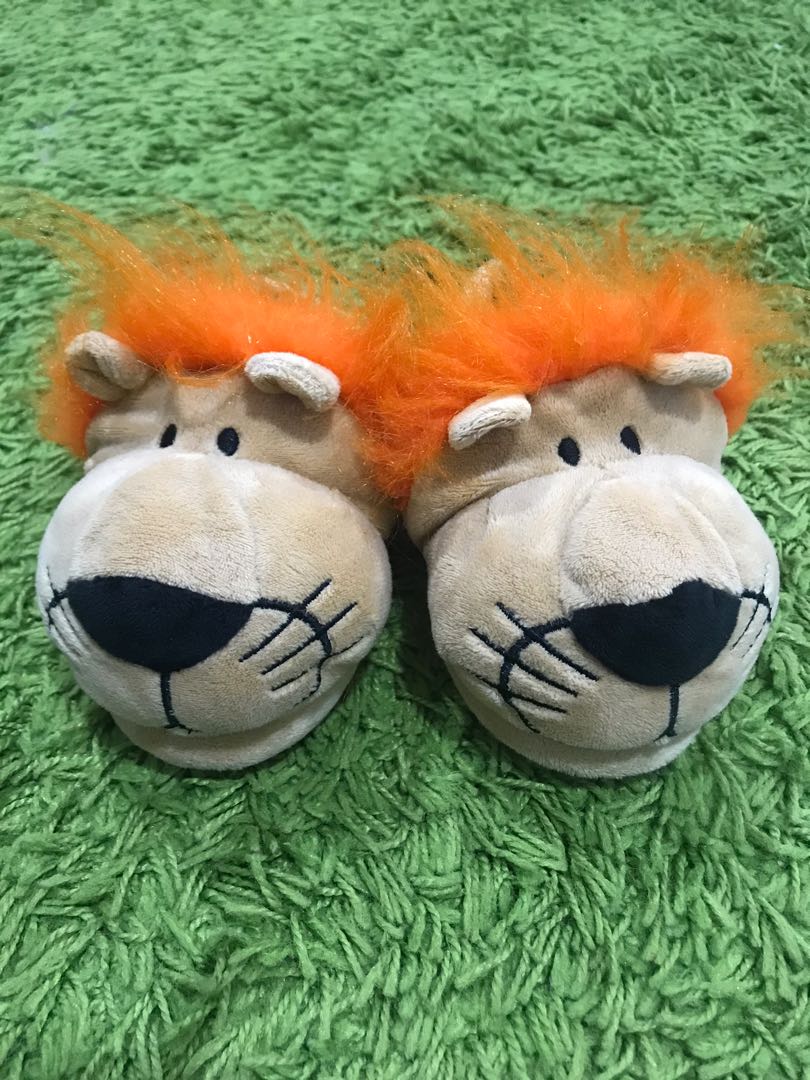 lion slippers