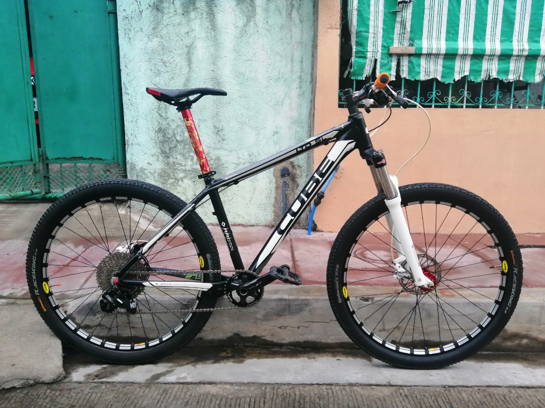 Continentaal hengel Opwekking Cube upgraded mtb 27.5 large, Sports Equipment, Bicycles & Parts, Bicycles  on Carousell