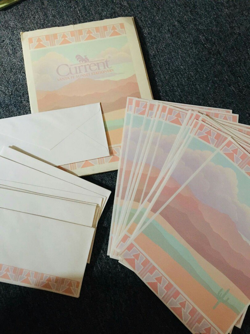 Current santa fe stationary set card plus envelope, Hobbies & Toys