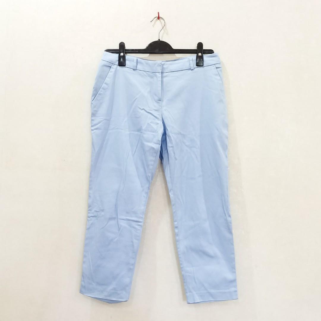 blue skinny trousers
