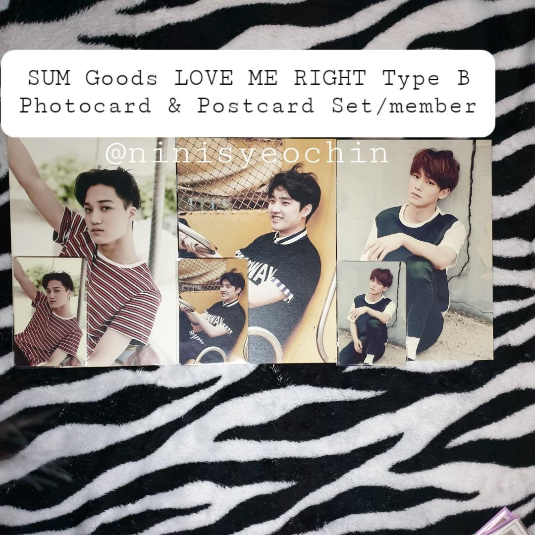 EXO カイ Love Me Right postcard set ポストカード セット グッズ トレカ KAI Photocard