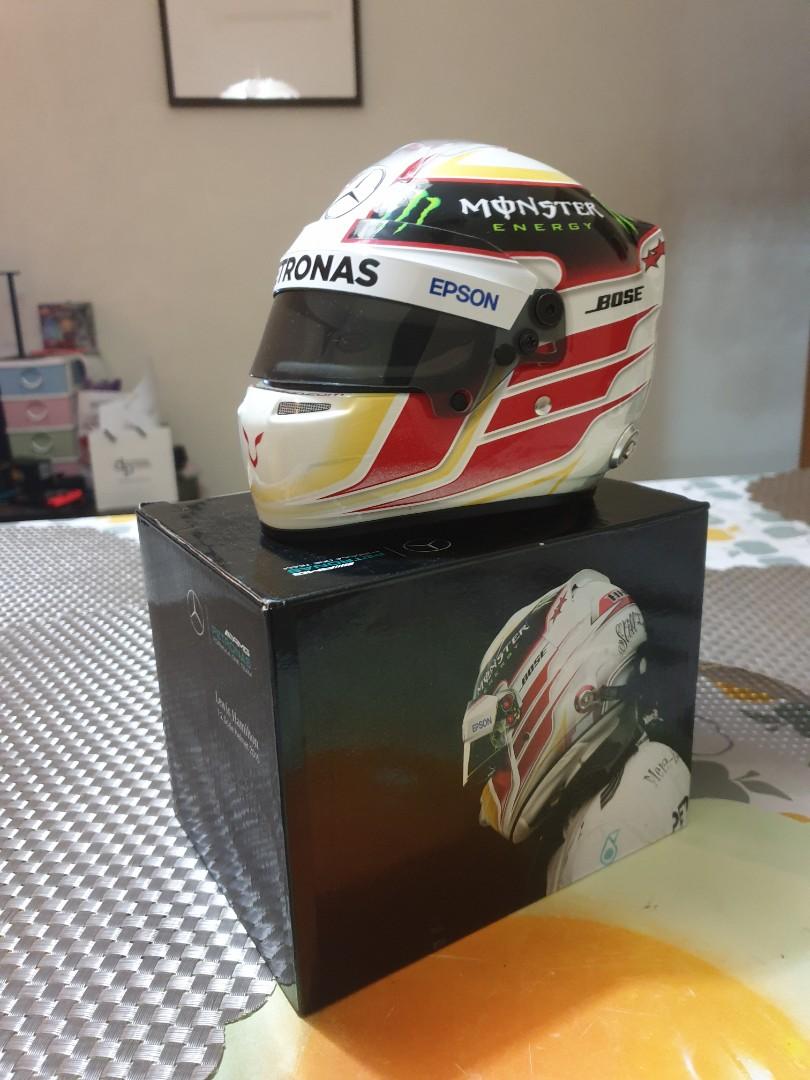 F1 Lewis Hamilton 1 2 Scale 2015 Helmet Vintage Collectibles Vintage Collectibles On Carousell