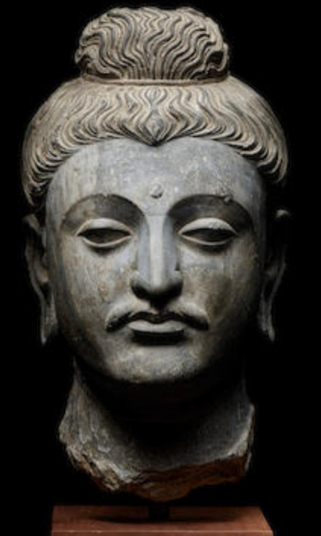 The Face of Buddha *GANDHARA* The most beautiful Buddha statue) . 2nd ...