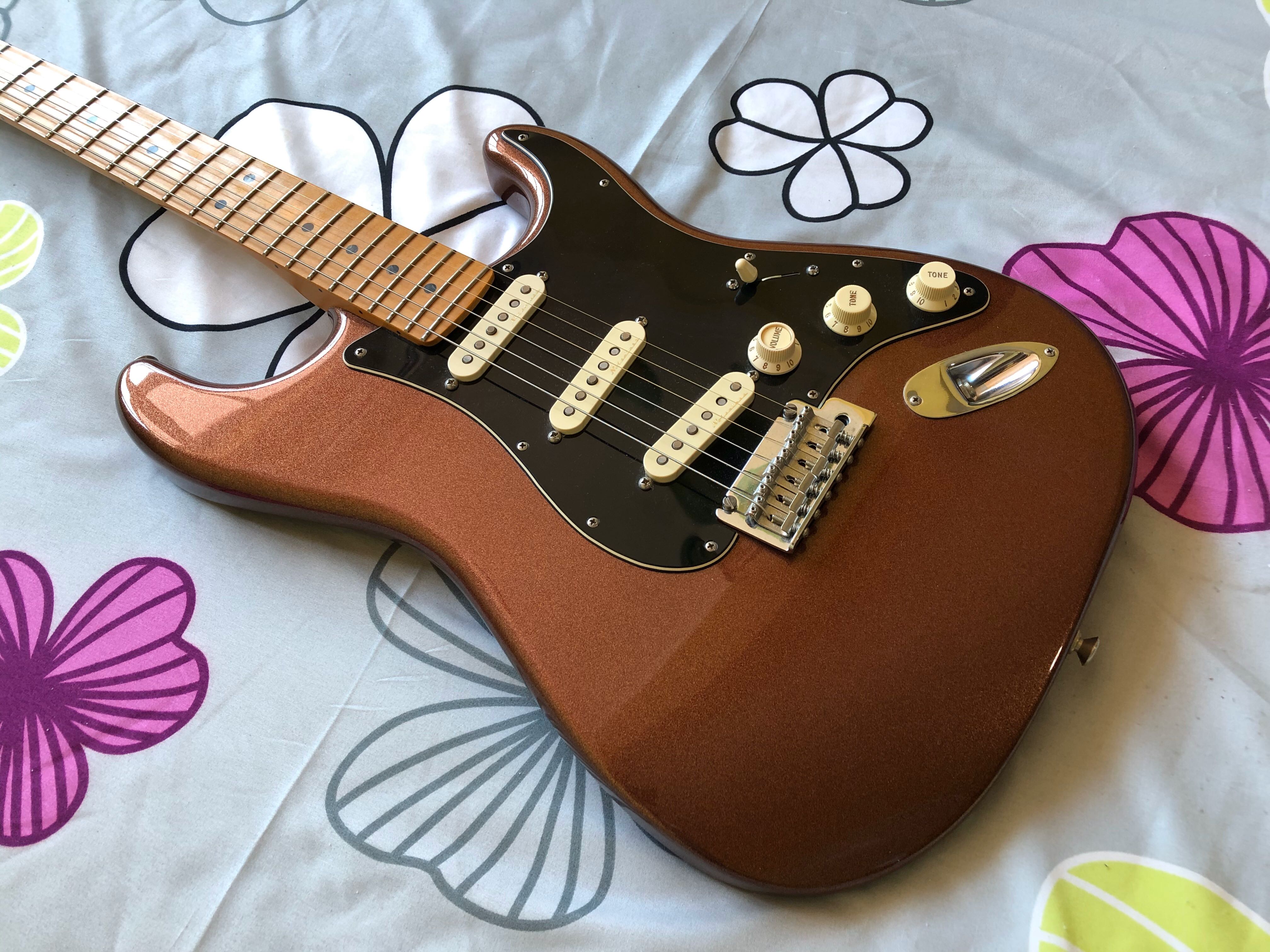Fender deluxe roadhouse shop stratocaster copper