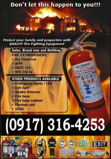Fire extinguishers for sale brand new or for  refill