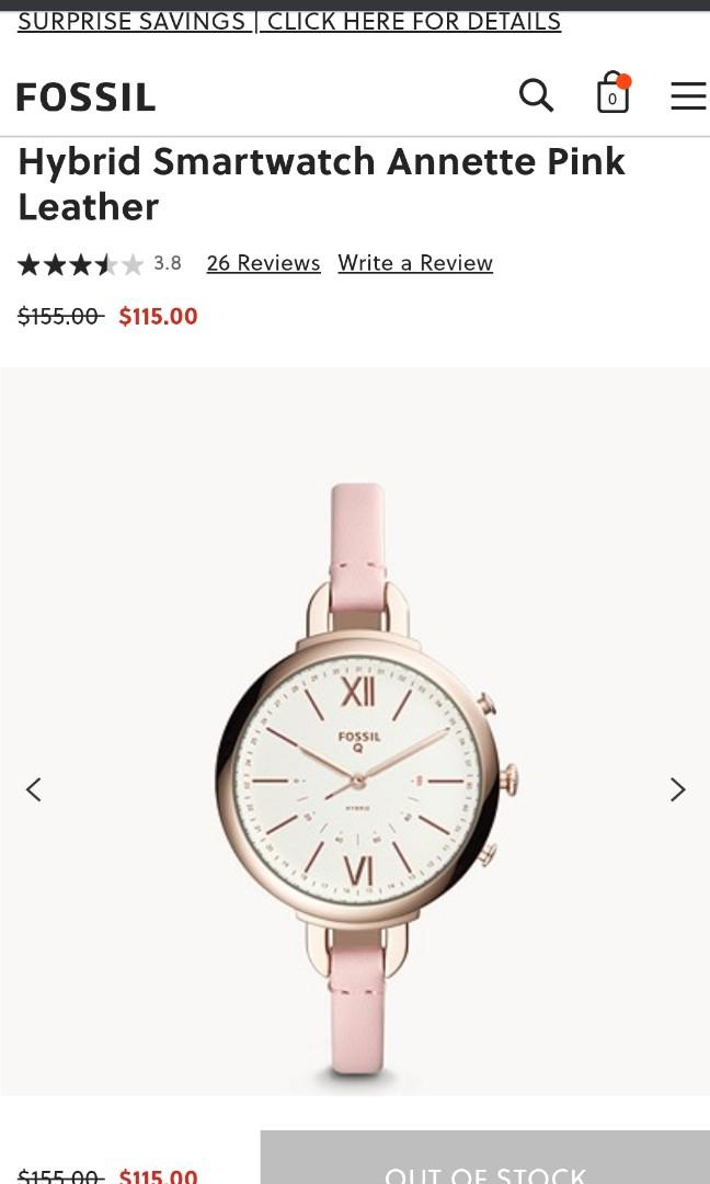 Fossil smartwatch hybrid (Category: Women's Watches) located in Manila. Submitted by camellatherise (Listing ID 1018089121, Image 3). Description: good as new can connect to android and apple phones used once has warranty booklet with box bought im brisbane, australia.