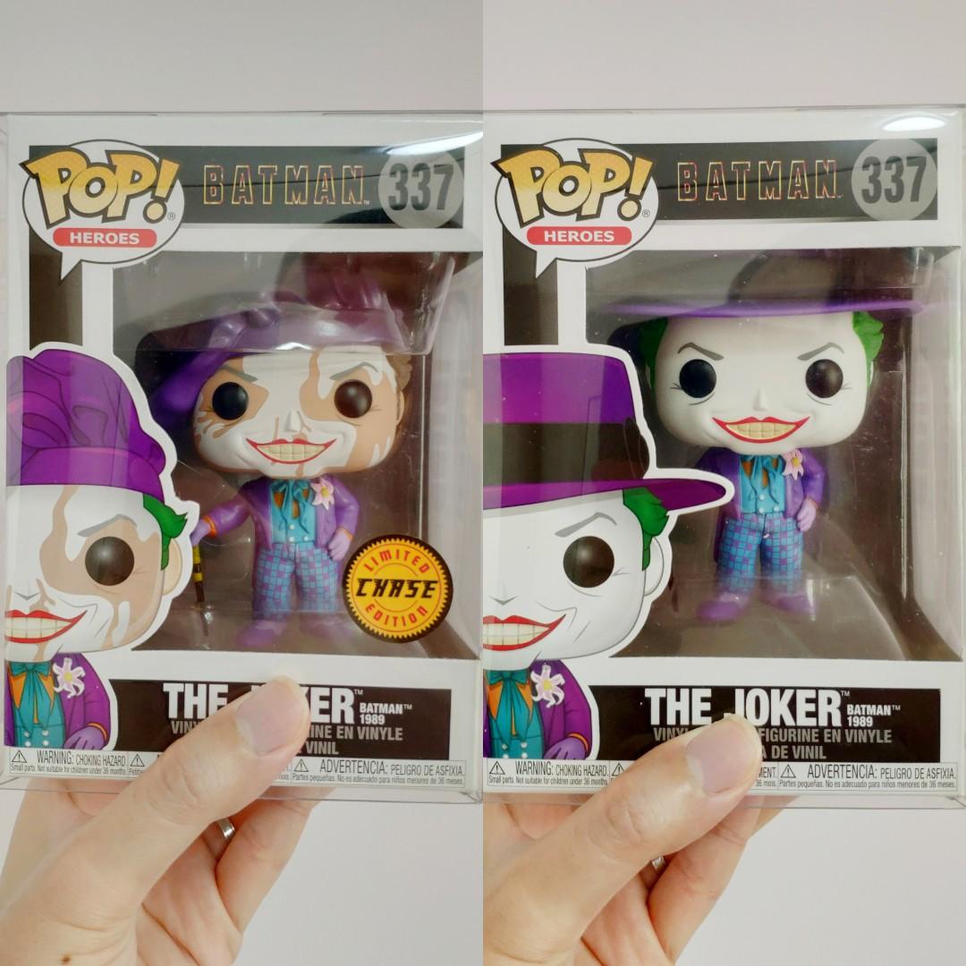 Funko Pop Batman 1989 Joker Common Chase Bundle Toys Games Bricks Figurines On Carousell
