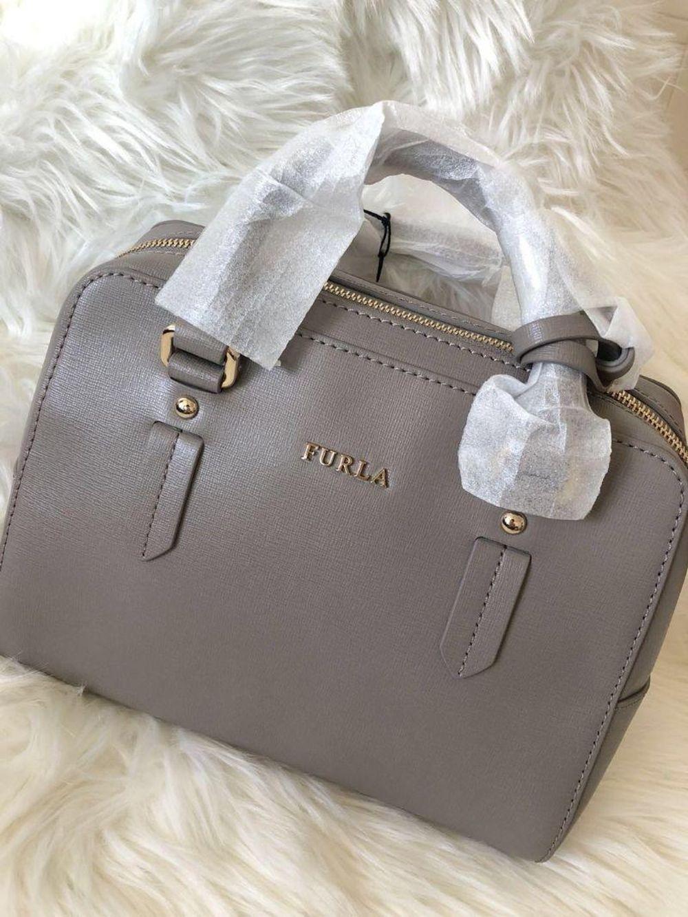 furla gray bag