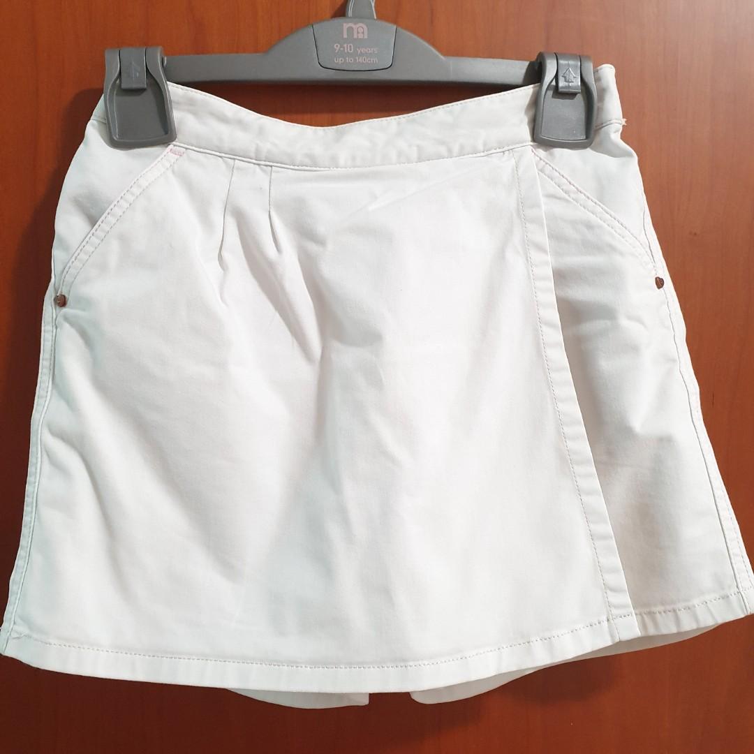 Kids white skort Clearance