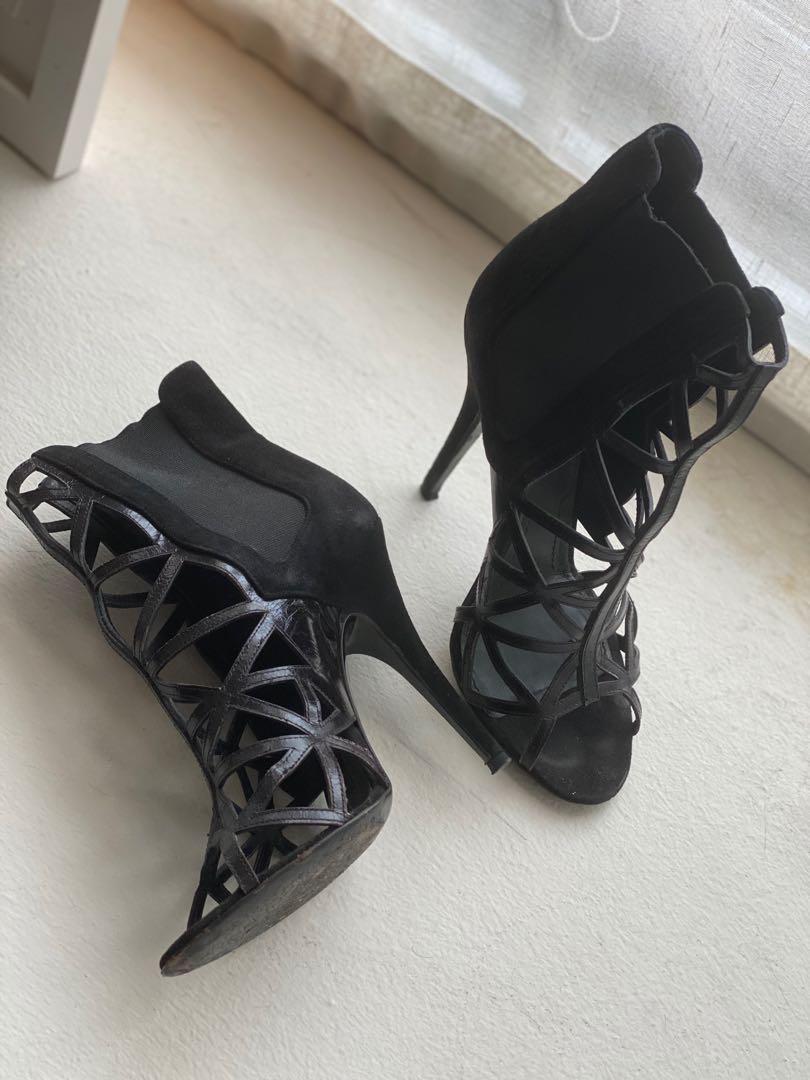 strappy shoe boots