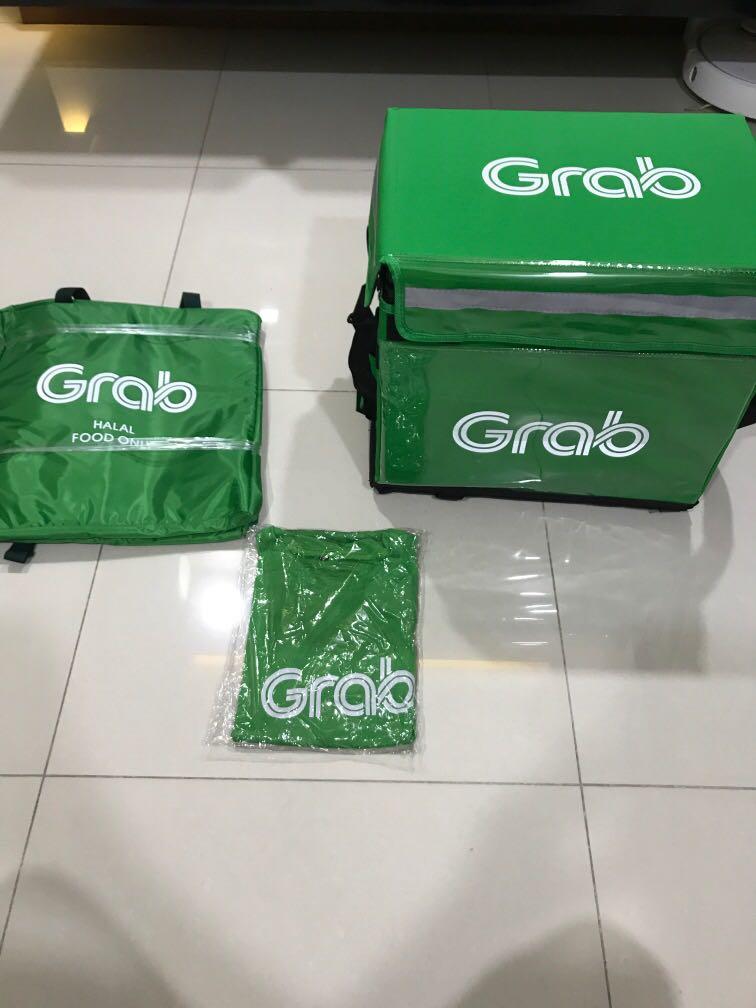 Grabfood thermal bag grabfood halal bag grabfood shirt L size