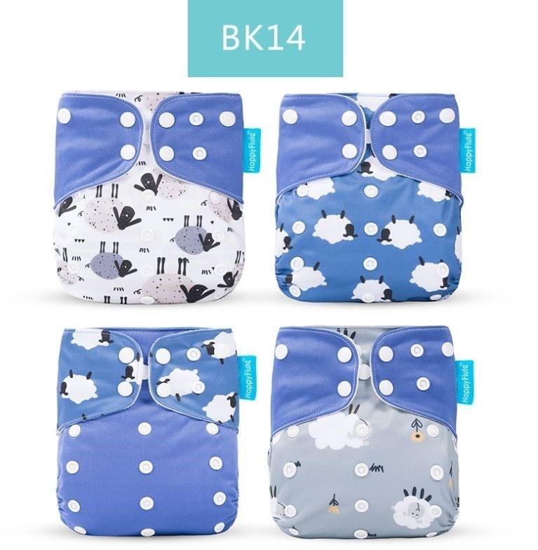 Happy Flute Cloth Diaper 1 Pc With Microfiber Insert Babies
