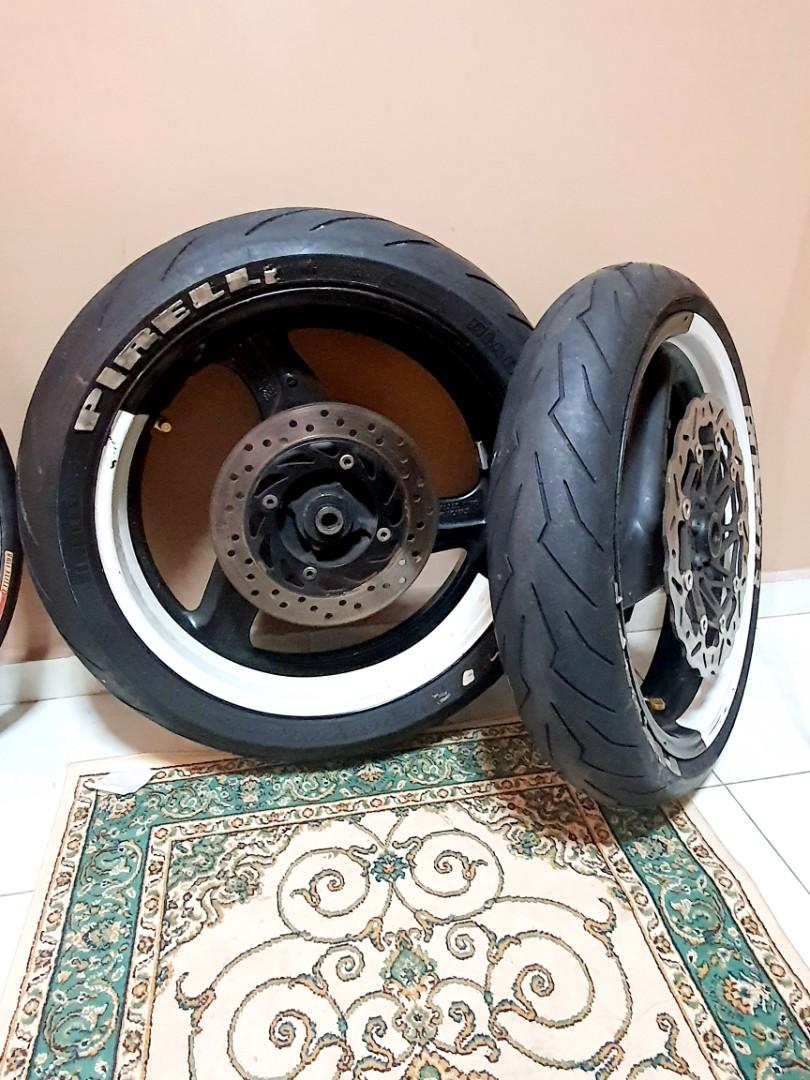 Cb400sf Rim Honda Original CB400SF Front & Rear Rim, Motorcycles, Motorcycles for ...