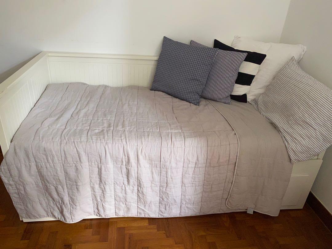 Ikea Hemnes Day Bed With Two Mattresses Furniture Sofas On Carousell