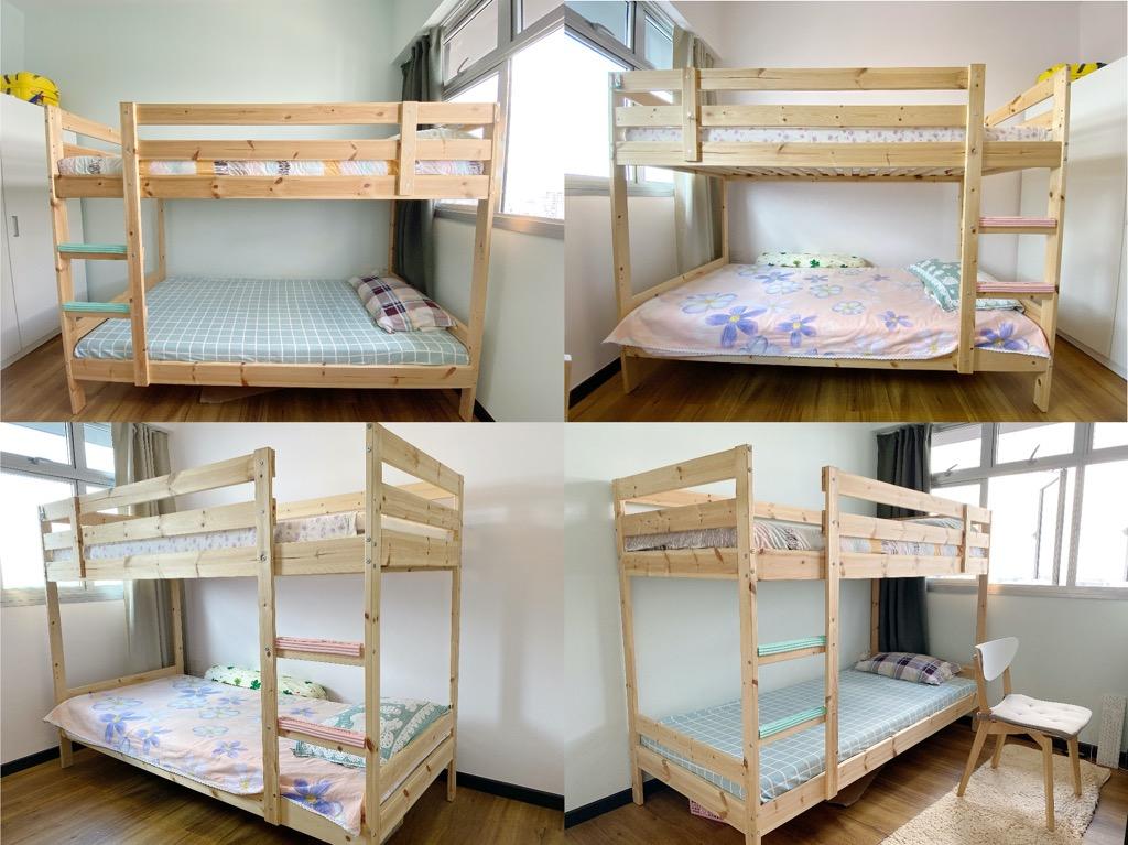 Ikea Mydal Bunk Bed Malfors Foam Mattress Furniture Beds