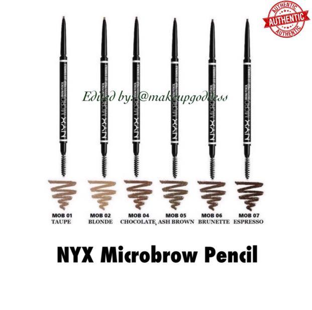 Nyx micro deals brow pencil swatch