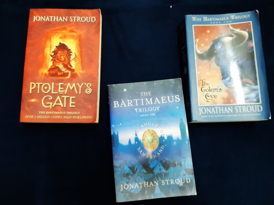 Jonathan Stroud X 3 Book Title Collection Books Stationery Books On Carousell