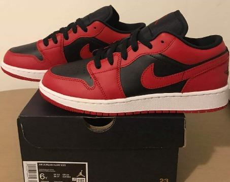 Jordan 1 Low Reverse Bred Gs Size Men S Fashion Footwear Sneakers On Carousell