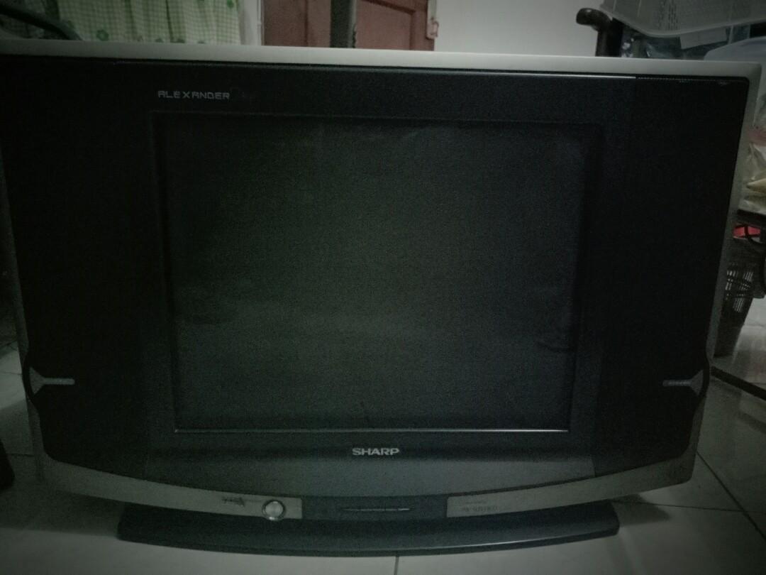 Turun Harga Tv Tabung Sharp Alexander Pro 21 Inch Preloved Elektronik Tv Perlengkapan Hiburan Di Carousell