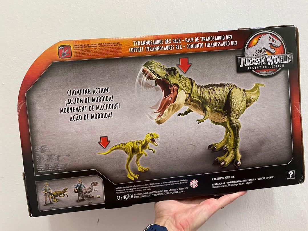 jurassic world legacy collection tyrannosaurus rex pack