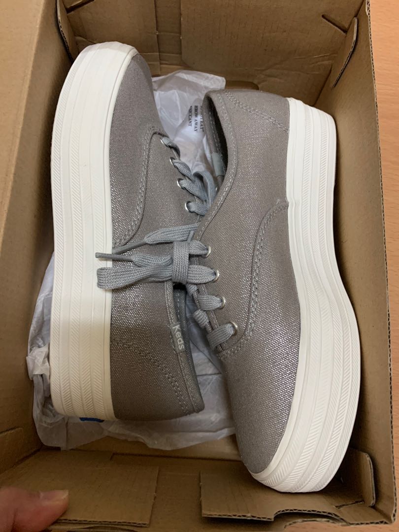 silver keds shoes