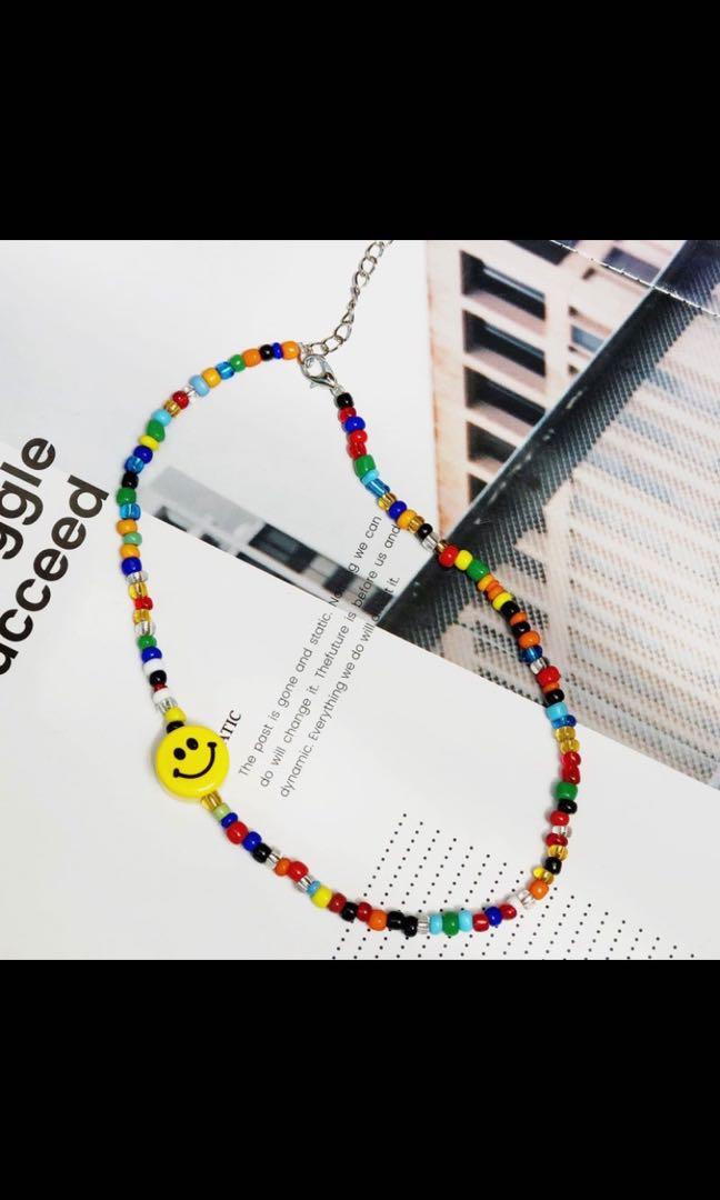 Smiley necklace blackpink clearance