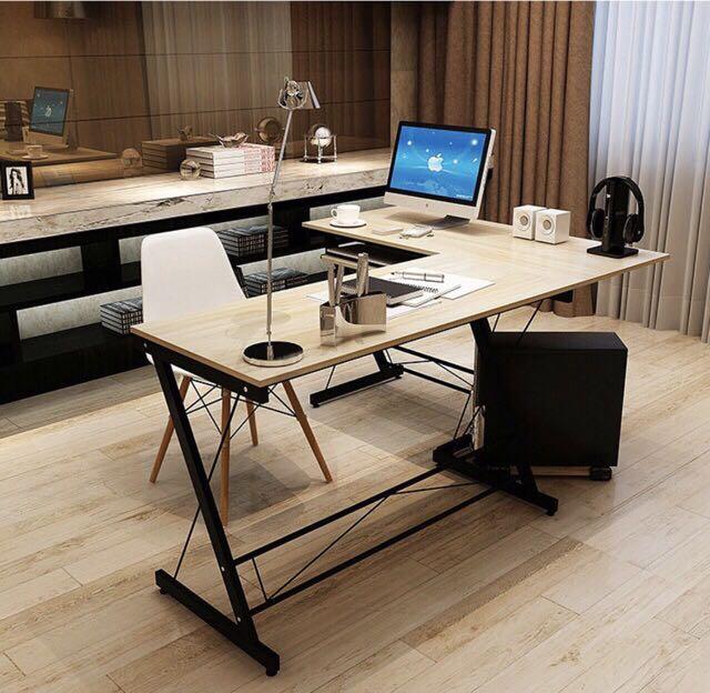 L Shaped Computer Table (Category: Tables & Sets) located in Manila. Submitted by atbp.furniture (Listing ID 1018082537, Image 2). Description: Https://atbpfurniture.wixsite.com/home/atbp-tables Plus shipping. Check photo Dimensions. Check photo Limited stocks!! Manila and selected Luzon area only For delivery. No pick up/meet up .