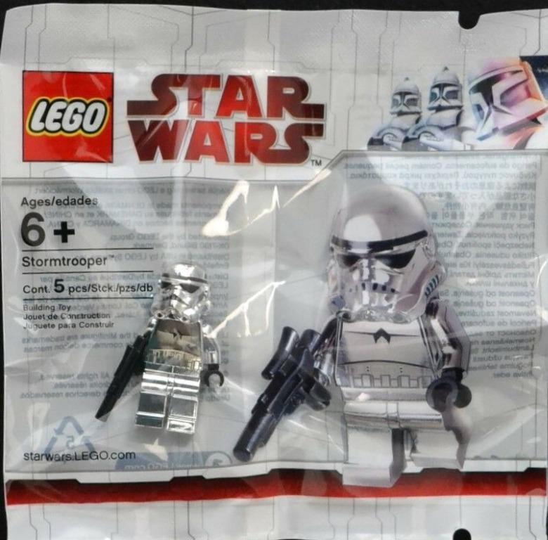 Lego Star Wars Chrome Stormtrooper Sealed Original New 2853590 4591726 Storm Trooper Silver Minifigure Galactic Empire Minifig, Hobbies & Toys, Toys & Games on Carousell
