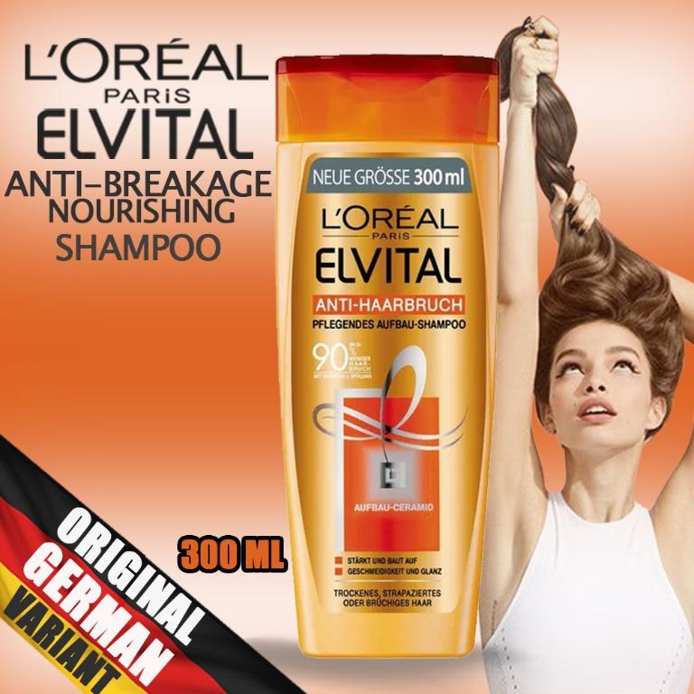 Loreal Paris Elvital Anti Breakage Nourishing Shampoo Health Beauty Hair Care On Carousell