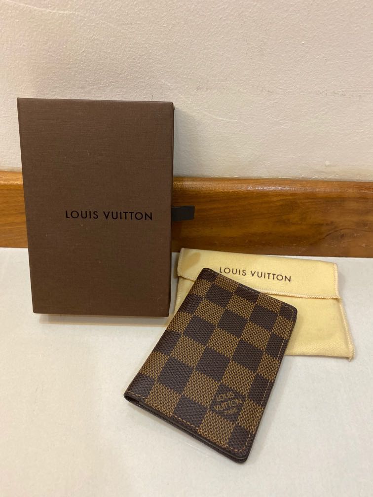Louis Vuitton Damier Ebene Card Holder, Luxury, Bags & Wallets on