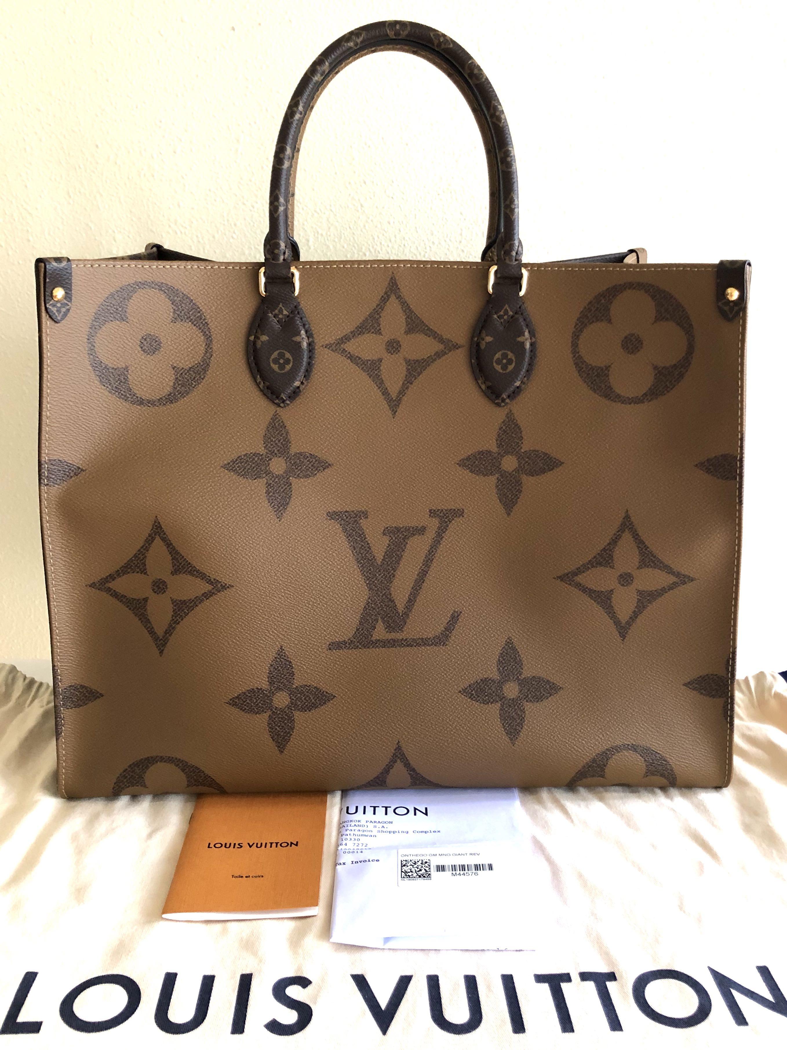 Why I Exchanged my Louis Vuitton Onthego GM Reverse Monogram for Empreinte  Leather What's in my Bag? 