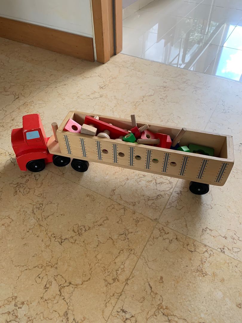 melissa and doug wooden tool box