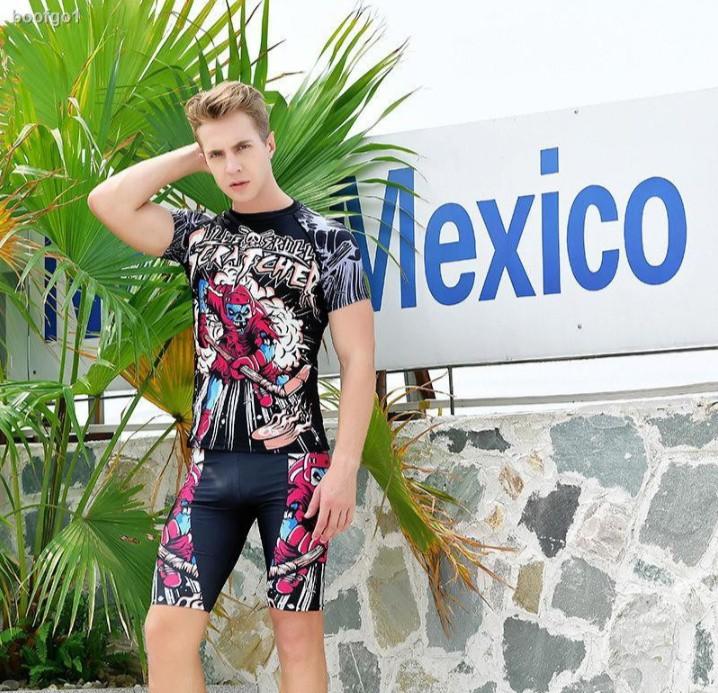 long bike shorts swimwear