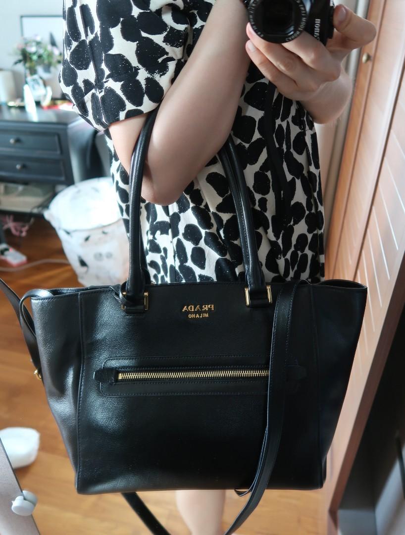 Prada Convertible Tote & Strap