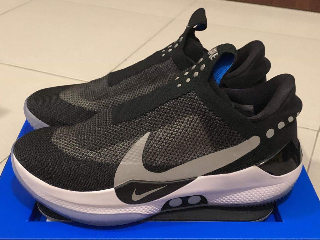 nike adapt bb black pure platinum