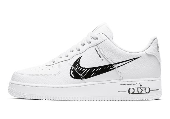 Nike air force top one dessin