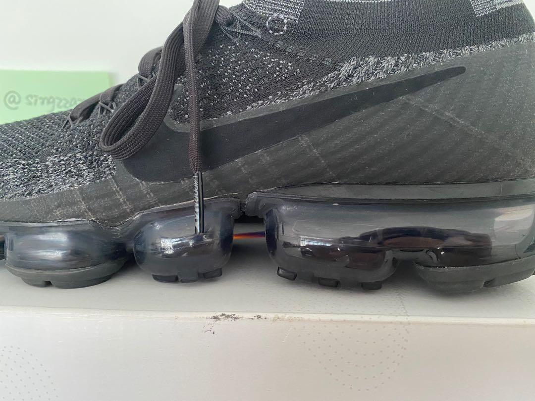 Nike Vapormax 1.0 Triple Black Anthracite not Off White dunk Men s Fashion Footwear Sneakers on Carousell
