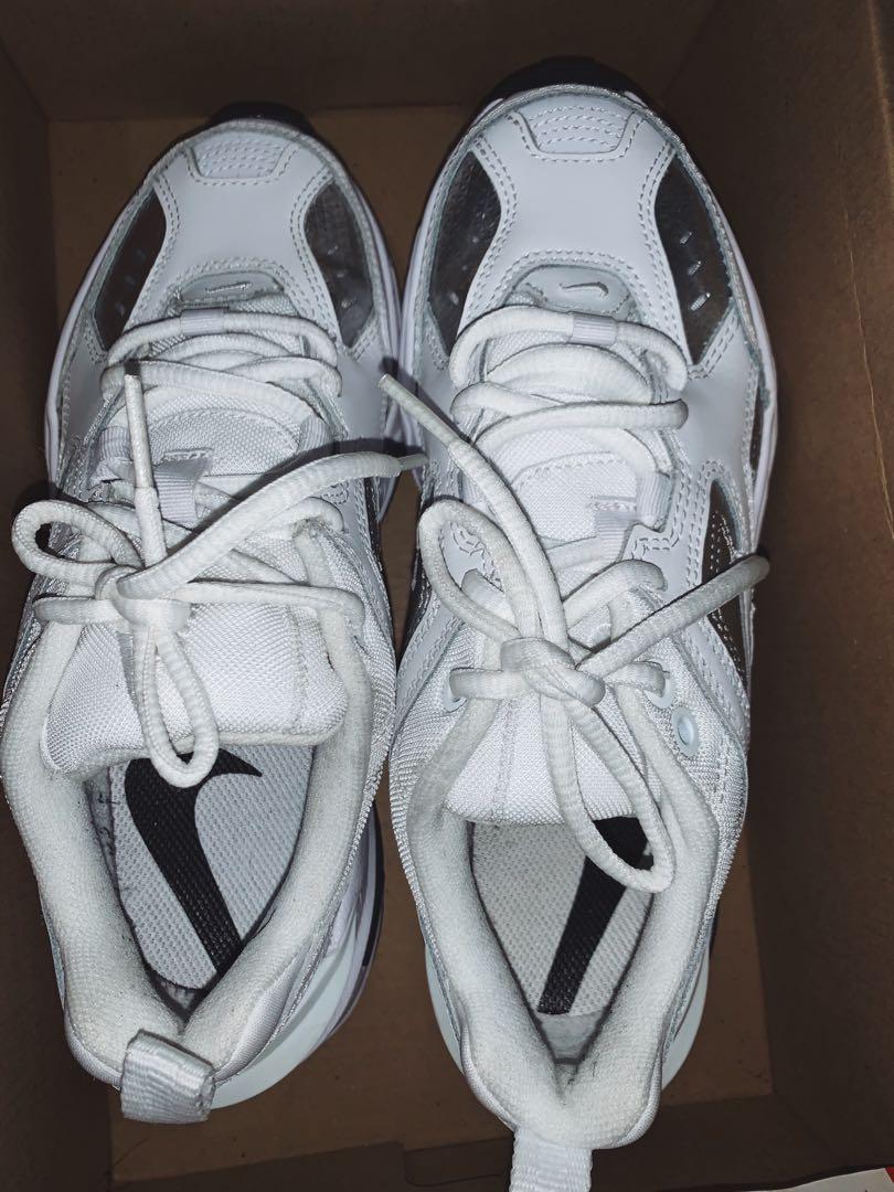 white tekno trainers size 4