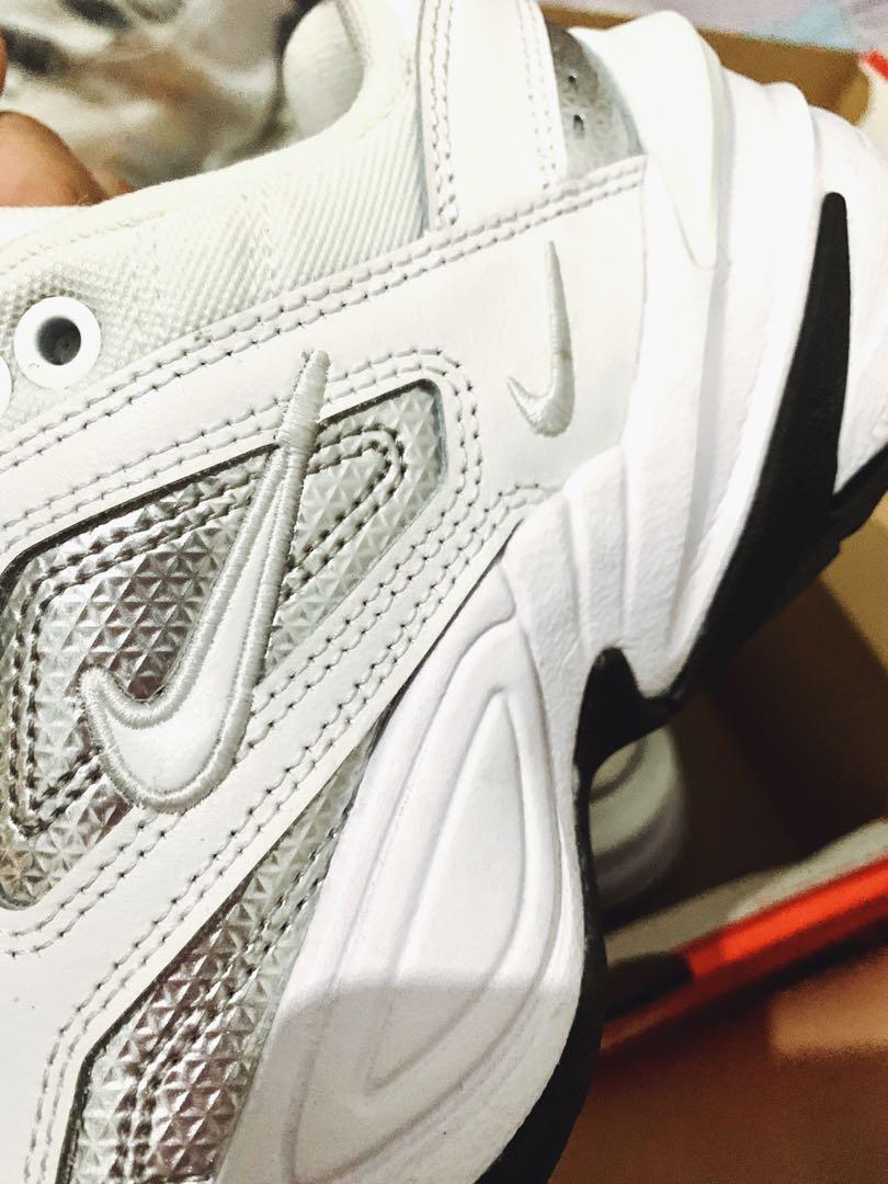 white tekno trainers size 4