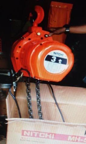 Nitchi Electric Chain Hoist 3 Tons Mh 5 Series Construction Industrial Construction Building Materials On Carousell