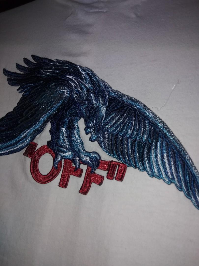 off white eagle tee