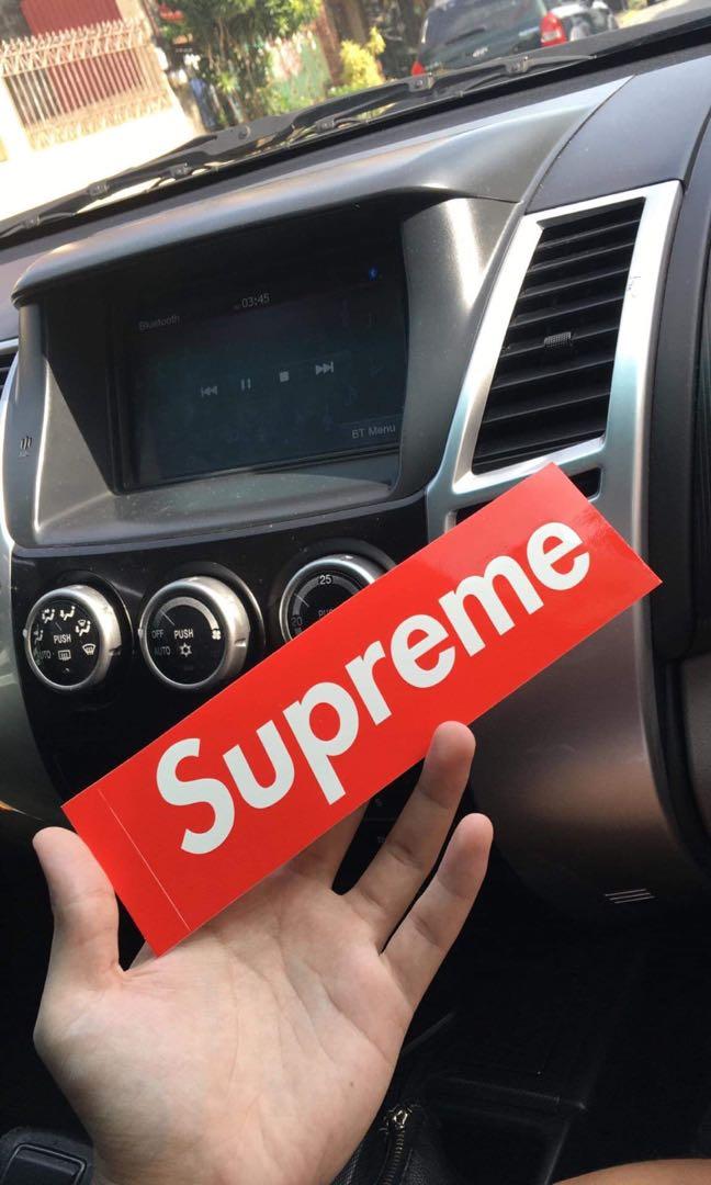 Car supreme sticker sale