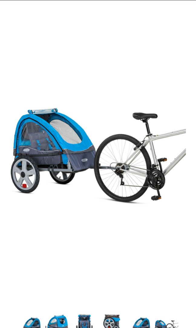 pacific cycle instep sync single bicycle trailer