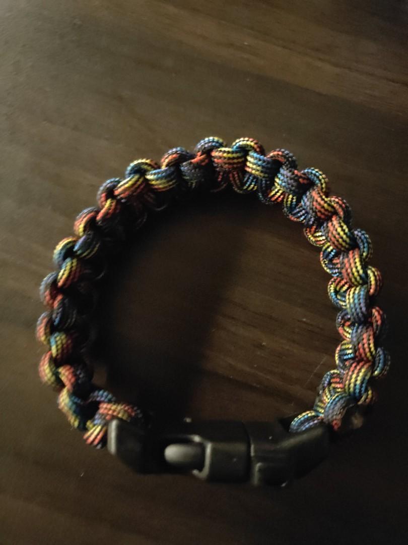 Rainbow paracord bracelet online