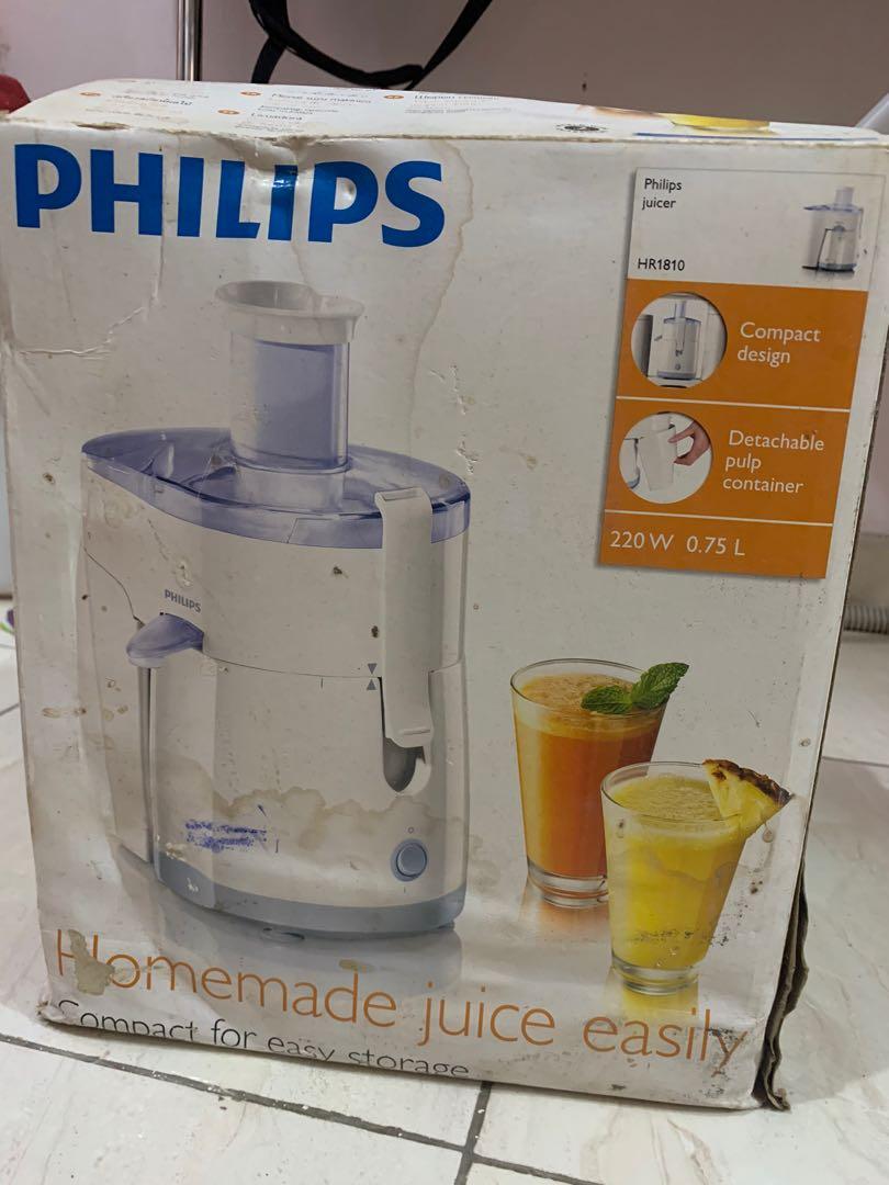 Philips Juicer HR 1810 (versi lama HR 1811), Kitchen \u0026 Appliances di  Carousell